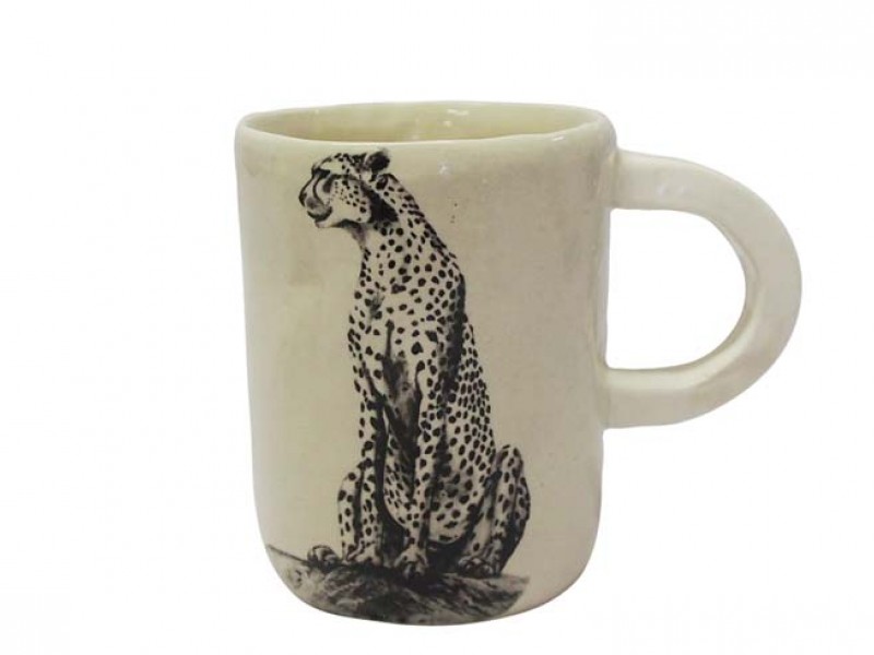 Cheetah Ceramic Mug